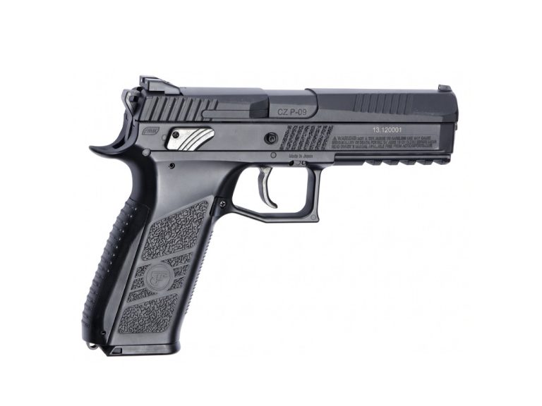 Vista lateral pistola CZ P-09 Blowback CO2 4.5mm