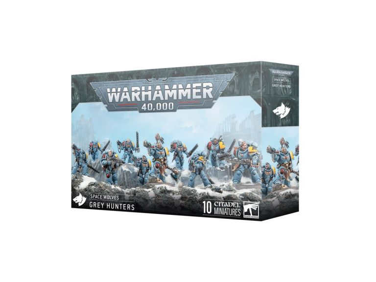 Caja del kit de Cazadores Grises Lobos Espaciales