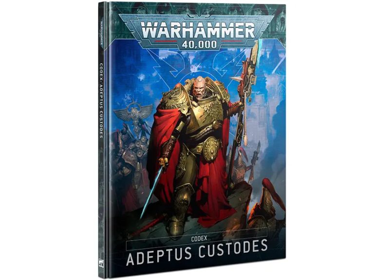Portada del Codex Adeptus Custodes English en tapa dura