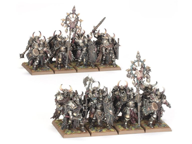 Chaos Warriors The Old World en formación de combate