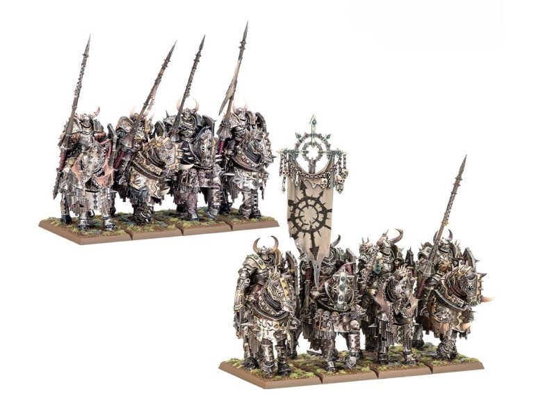 Chaos Knights The Old World en plena carga