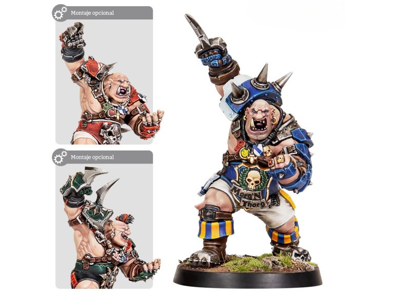 Detalle de piezas y equipación de Morg n Thorg