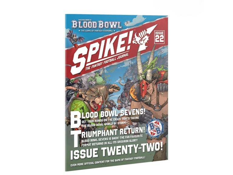 Revista Spike Journal 22 Blood Bowl para partidas Sietes