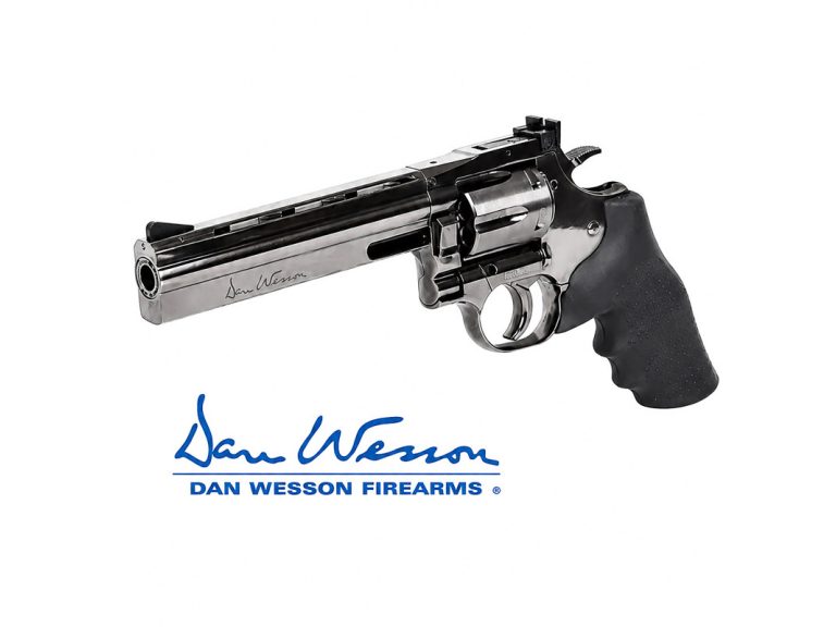 Revolver Dan Wesson 715 6 Steel Grey plano lateral