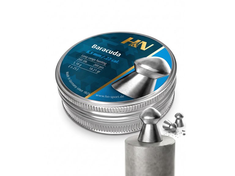 Balines H&N Baracuda 5,50 mm lata frontal