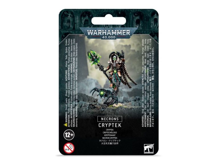 Caja del producto Criptecnologo Necron Warhammer 40k