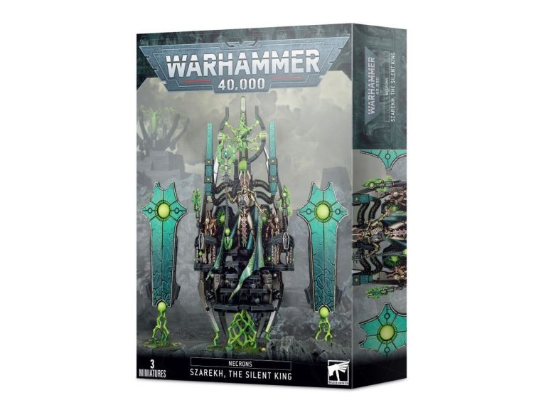 Caja del kit de plastico Rey Silente Necrones de Warhammer