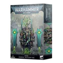 Caja del kit de plastico Rey Silente Necrones de Warhammer