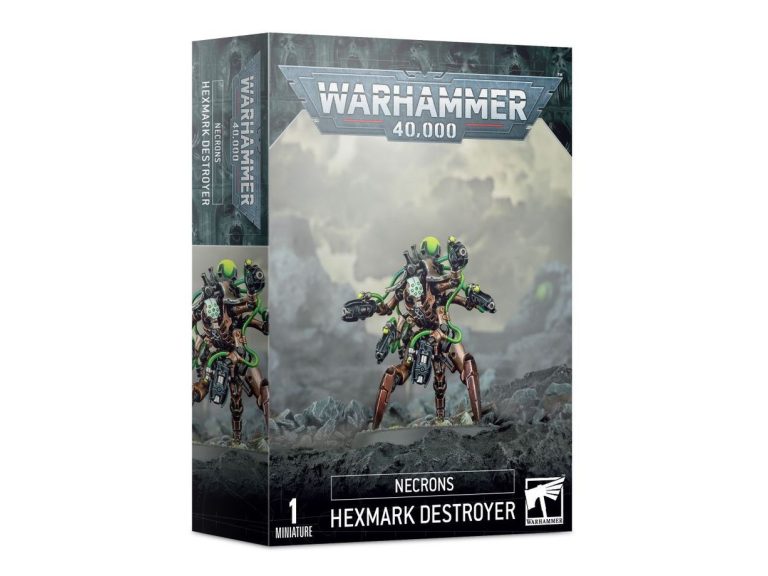 Caja del kit de plastico Destructor Maldicida Necron 40k