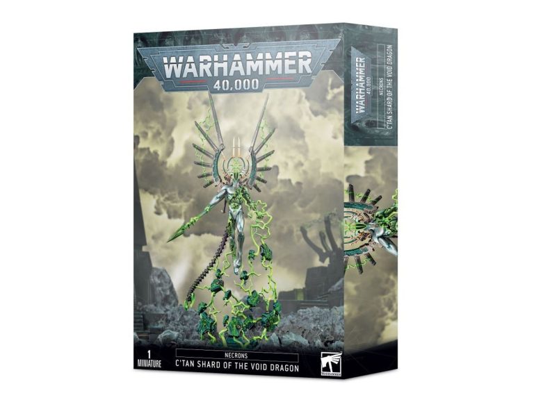 Caja del kit Dragón del Vacío Necron de Warhammer 40k