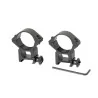 Anillas altas de 30mm de metal negro, perfectas para acoplar visores o linternas.