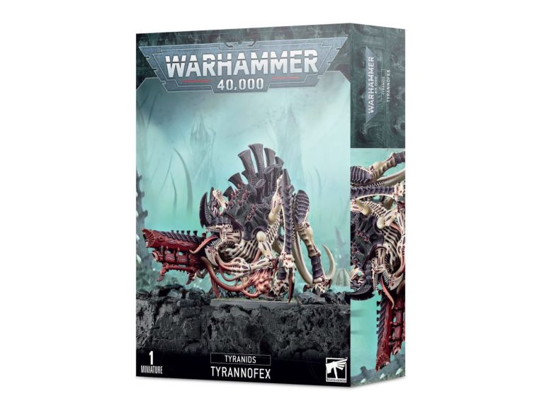 Caja del kit de plástico Tiranofex Tiránidos