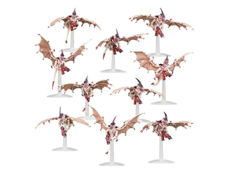 Miniatura de Gárgolas Tiránidas volando en formación