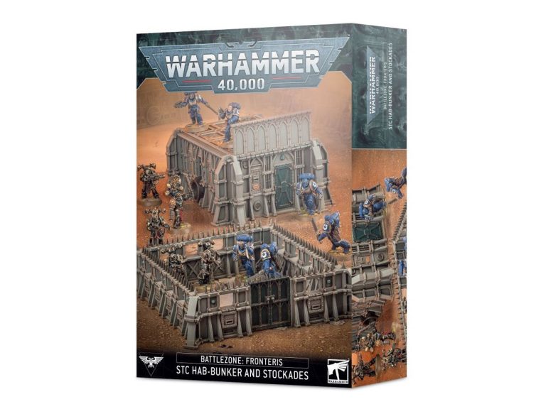 Caja del kit de terreno Búnker de PCE Fronteris 40k