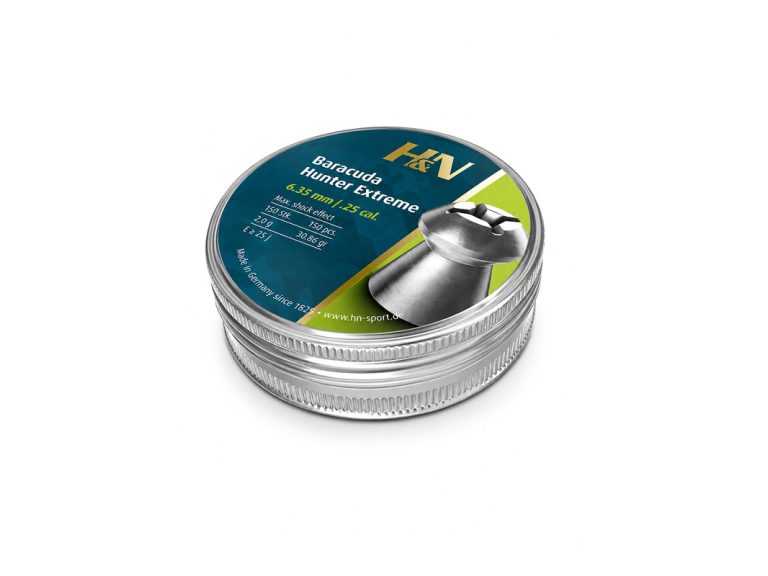 Balines H&N Barracuda Hunter Extreme 6.35 mm vista frontal
