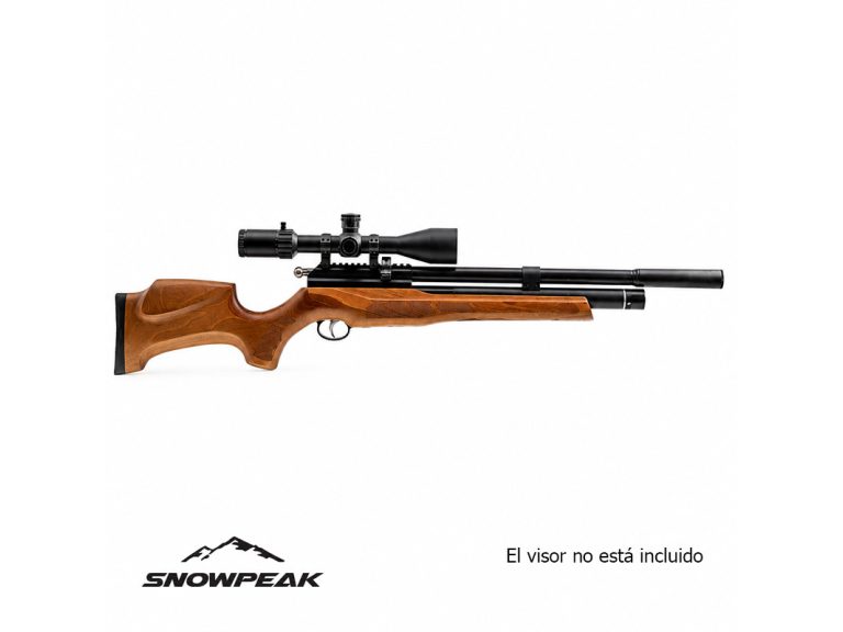 Carabina PCP Snowpeak M25 Madera 5.5 mm vista lateral