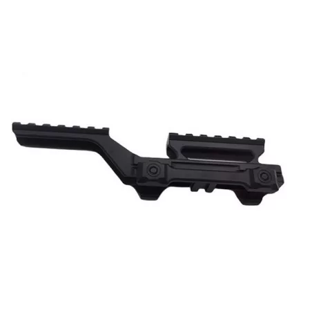 Montura doble elevada negra tipo hydra