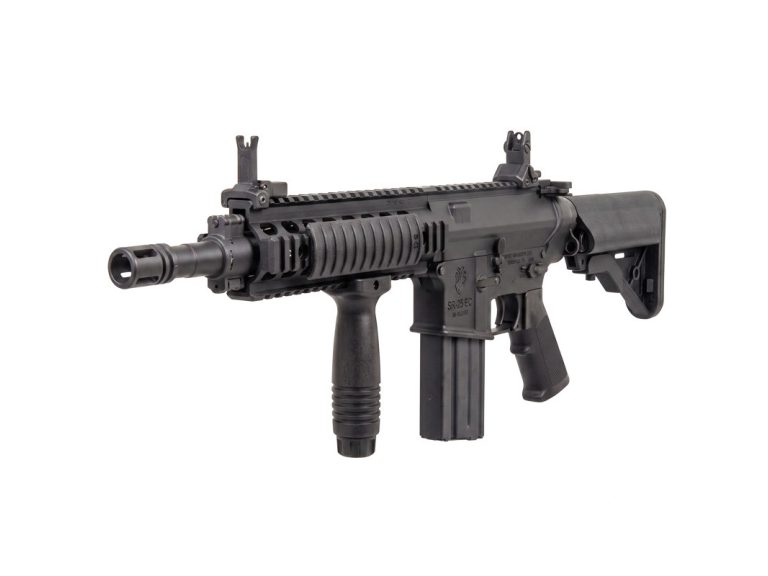 SR-25 A&K Negro de perfil completo