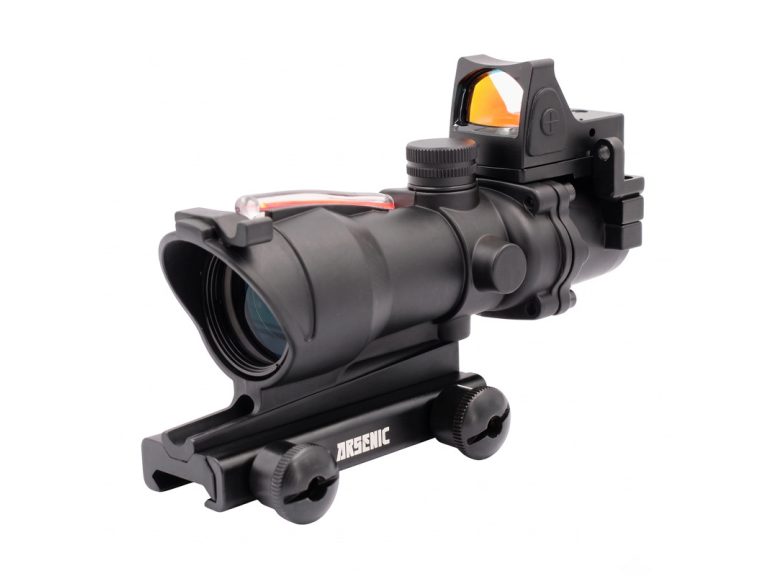Visor Arsenic Argon 4x32 & Red Dot As1570 Set Negro perfil