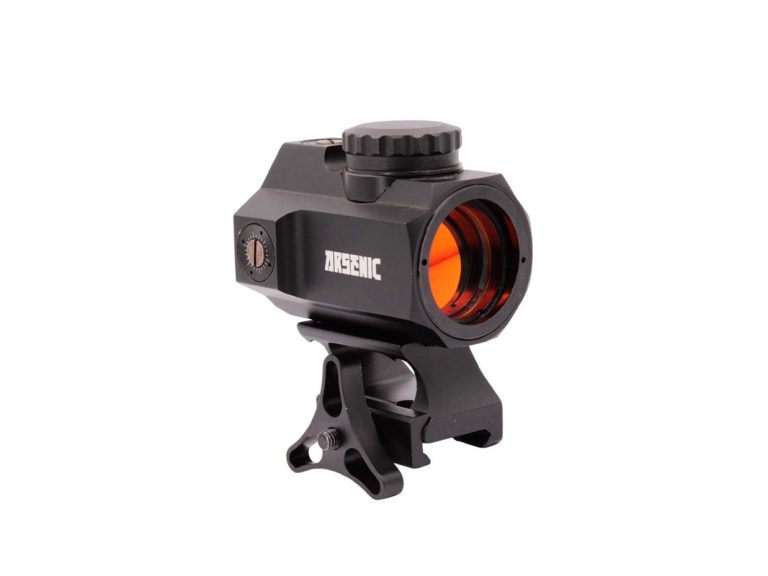 Visor Arsenic Argon Red Dot As25f Negro perfil lateral