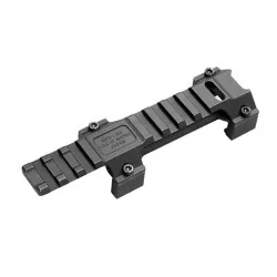 Montura MP5/G3 Tokyo Marui negra, de metal de alta calidad, para acoplar un red dot a tu réplica.
