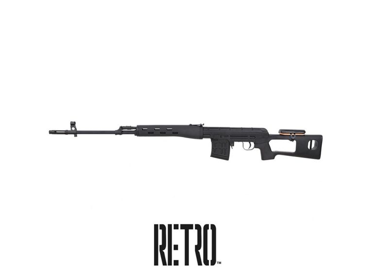 Dragunov Specna Arms SVD Muelle Negro de perfil completo