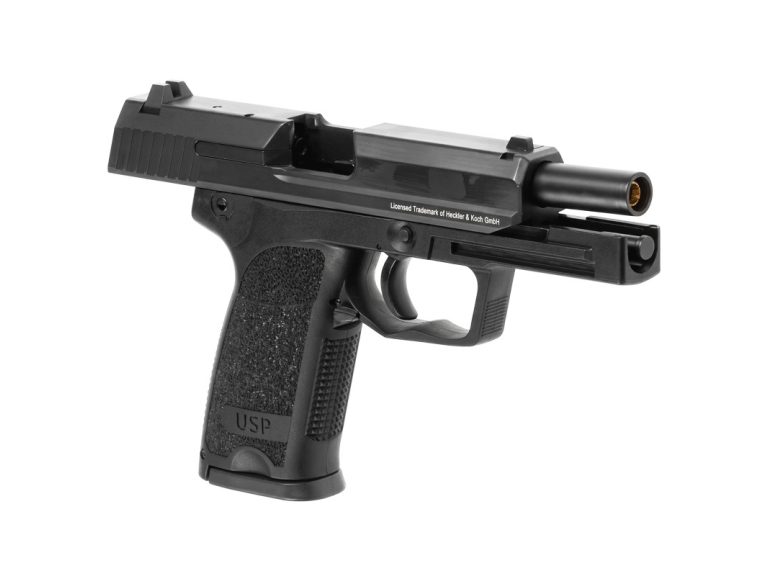 Perfil lateral de la Pistola H&K USP 6mm Umarex