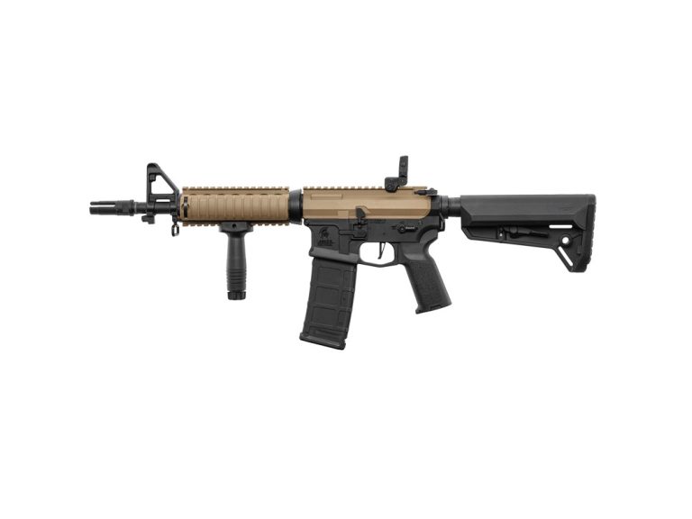 Lancer Tactical LT-02 G2 M4 CQBR Dual Tono perspectiva izquierda