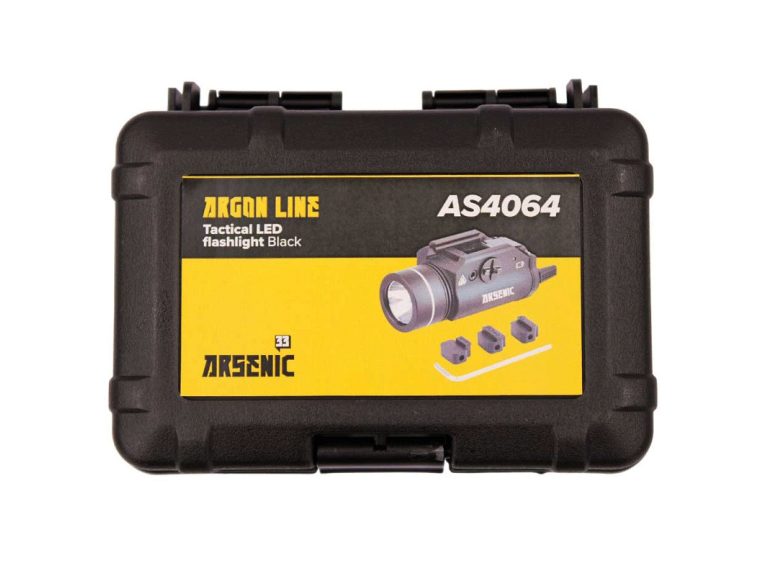 Linterna De Pistola 1000 Lumenes Arsenic AS4064 Negro