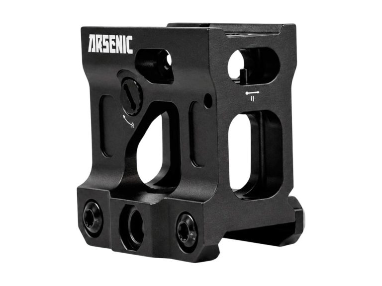 Montura visor Arsenic AS204 para T1 y T2 negro perfil