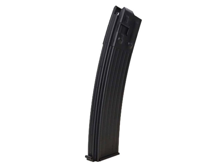 Cargador fusil Specna Arms MP44 retro 90RDS negro en angulo