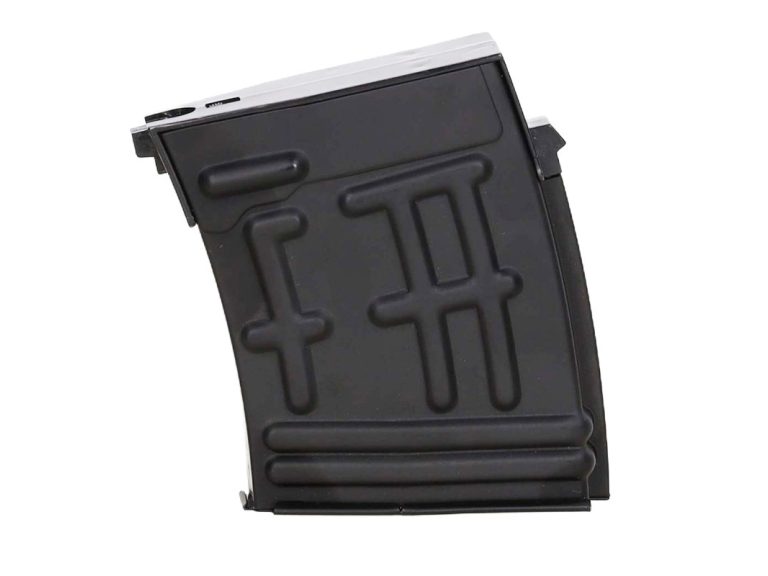 Cargador fusil Specna Arms SVD retro 33RDS negro frontal
