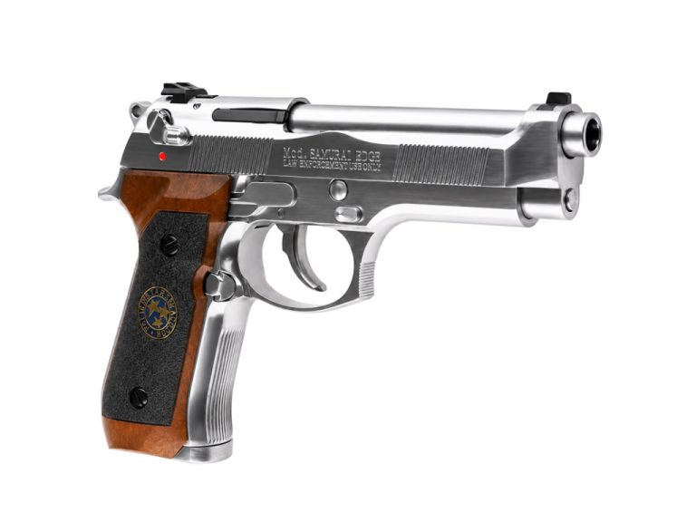 Pistola WE M92 SPS full metal plata vista frontal