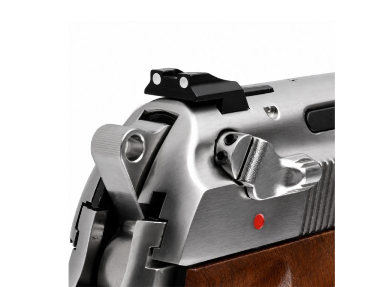 Detalle alza mira pistola WE M92 SPS