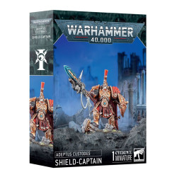 Caja del kit de miniatura del Capitán Escudo de Custodes