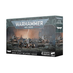 Caja del set Escuadra de Armas Pesadas de Krieg Warhammer