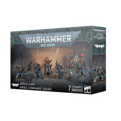Caja del kit Escuadra de Mando de Krieg para Warhammer 40k