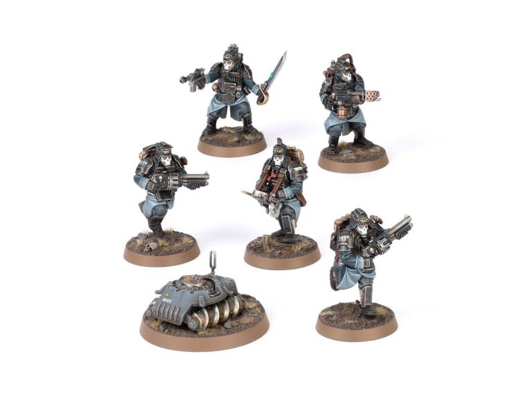 Miniaturas de Ingenieros de Combate de Krieg con escopetas