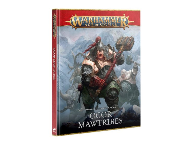 Portada del Tomo de batalla Mascatribus Ogors en inglés
