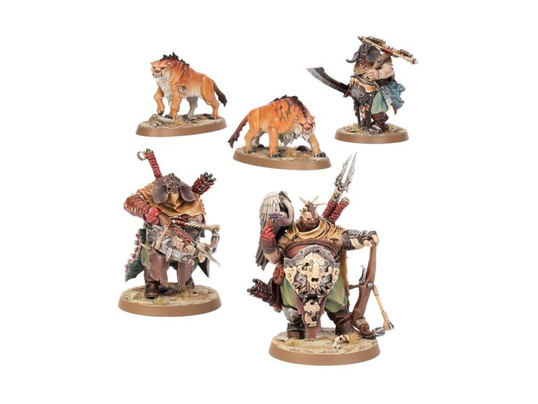 Miniatura Cazadores con colmillosables Mascatribus Ogors