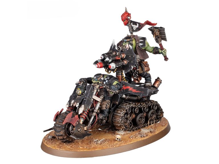 Miniatura de Mototanke montada y pintada