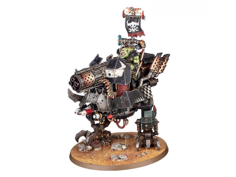 Miniatura Mechadakka de Mekániko de los Orkos pintada