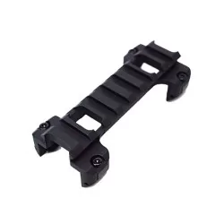 Montura metálica para MP5 y G3 para red dot, color negro.