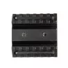 Rail doble inclinado RIS 45º Vector Optics, fabricado en CNC de alta calidad, ideal para acoplar accesorios, color negro.