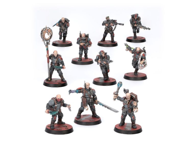 Miniatura de Hermanos de Progenie montada y pintada