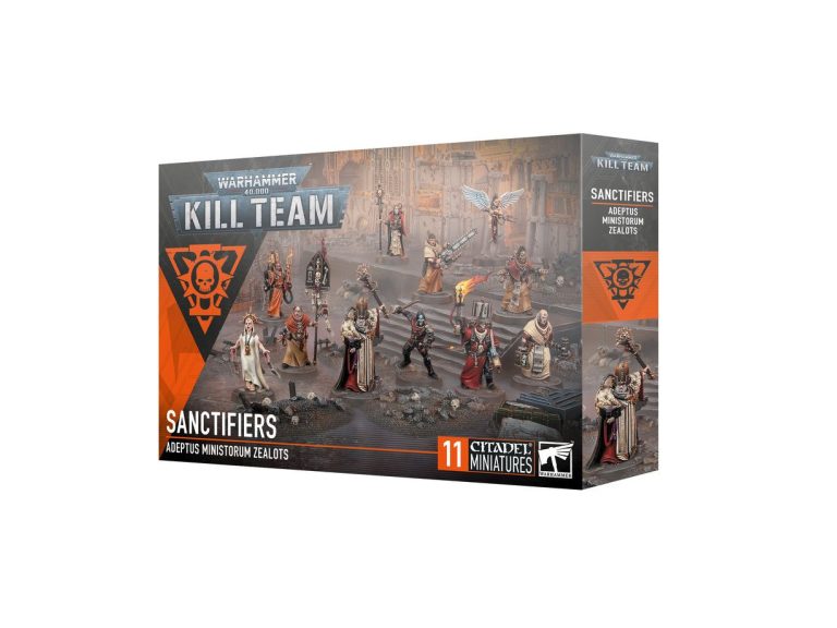 Caja del kit de miniaturas Kill Team Santificadores