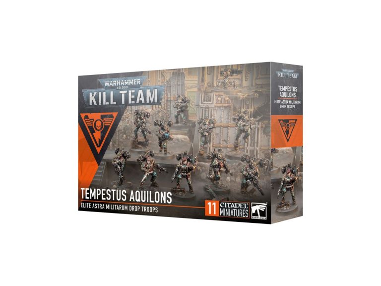 Caja del kit de miniaturas Kill Team Tempestus Aquilons