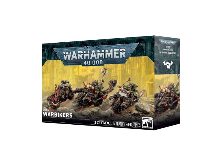 Caja del kit Peña De Moteroz Orkos para Warhammer 40000