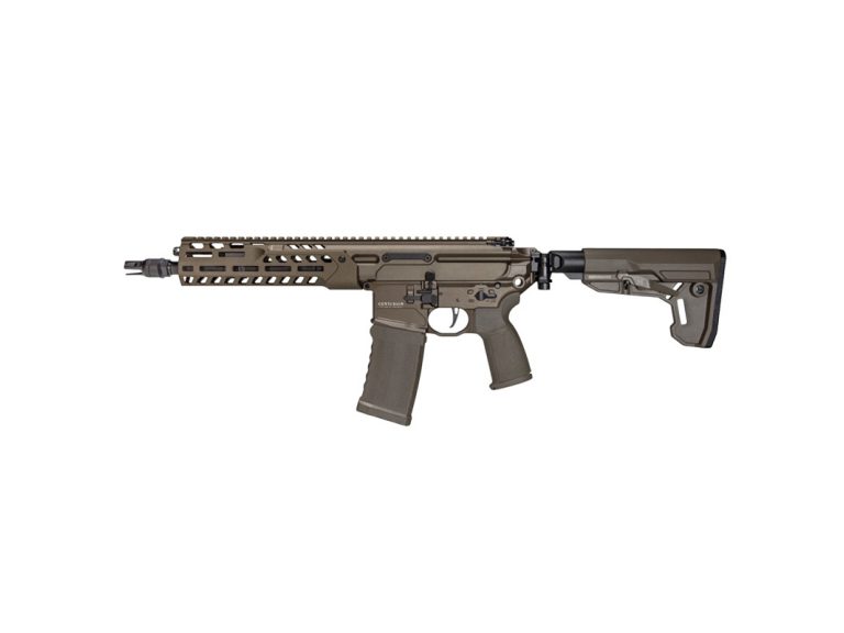 Fusil Secutor Centurion V Coyote MWS GBB lateral