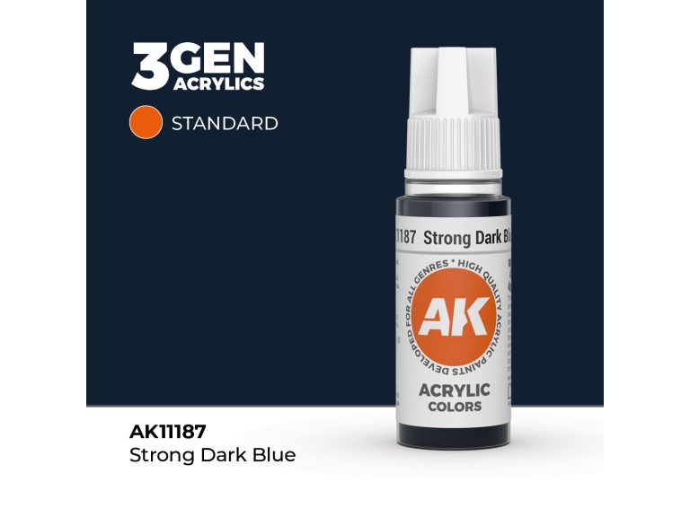 Bote de pintura Strong Dark Blue AK Interactive